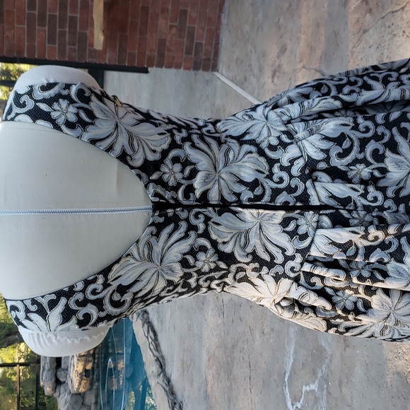 Renaissance Rococo damask corset gown - Picture 5 of 12